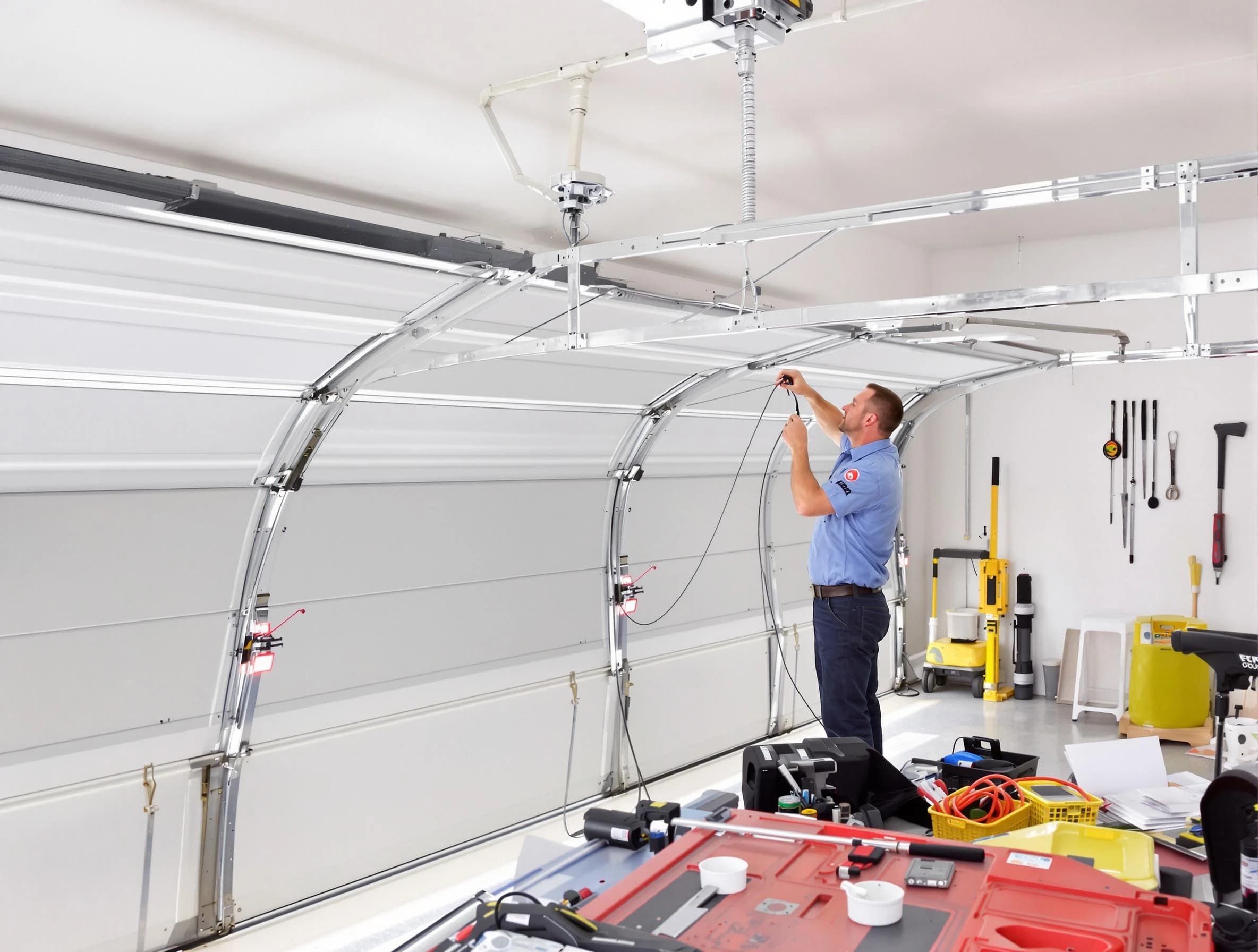 Garage door cable repair service by Lovejoy Garage Door Repair in Lovejoy
