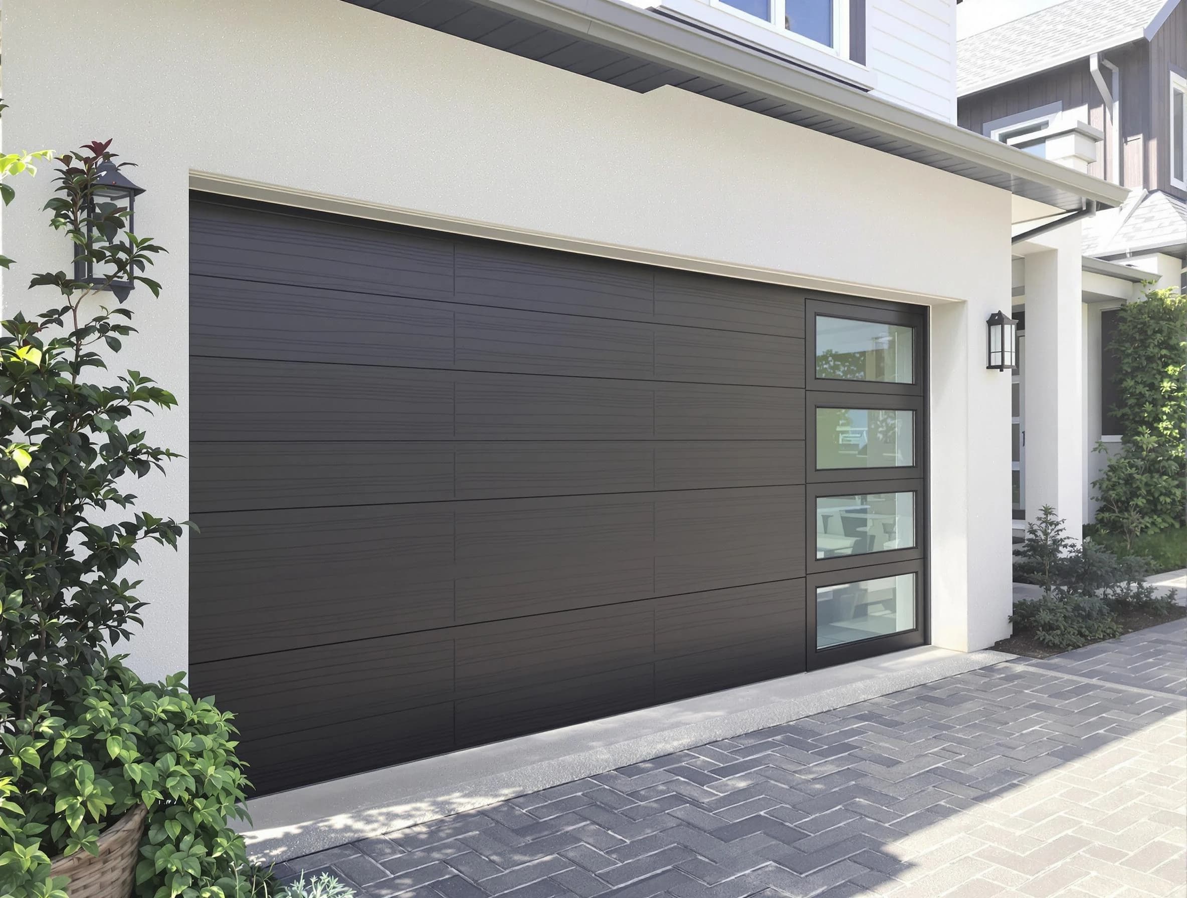 Custom garage door installation by Lovejoy Garage Door Repair in Lovejoy