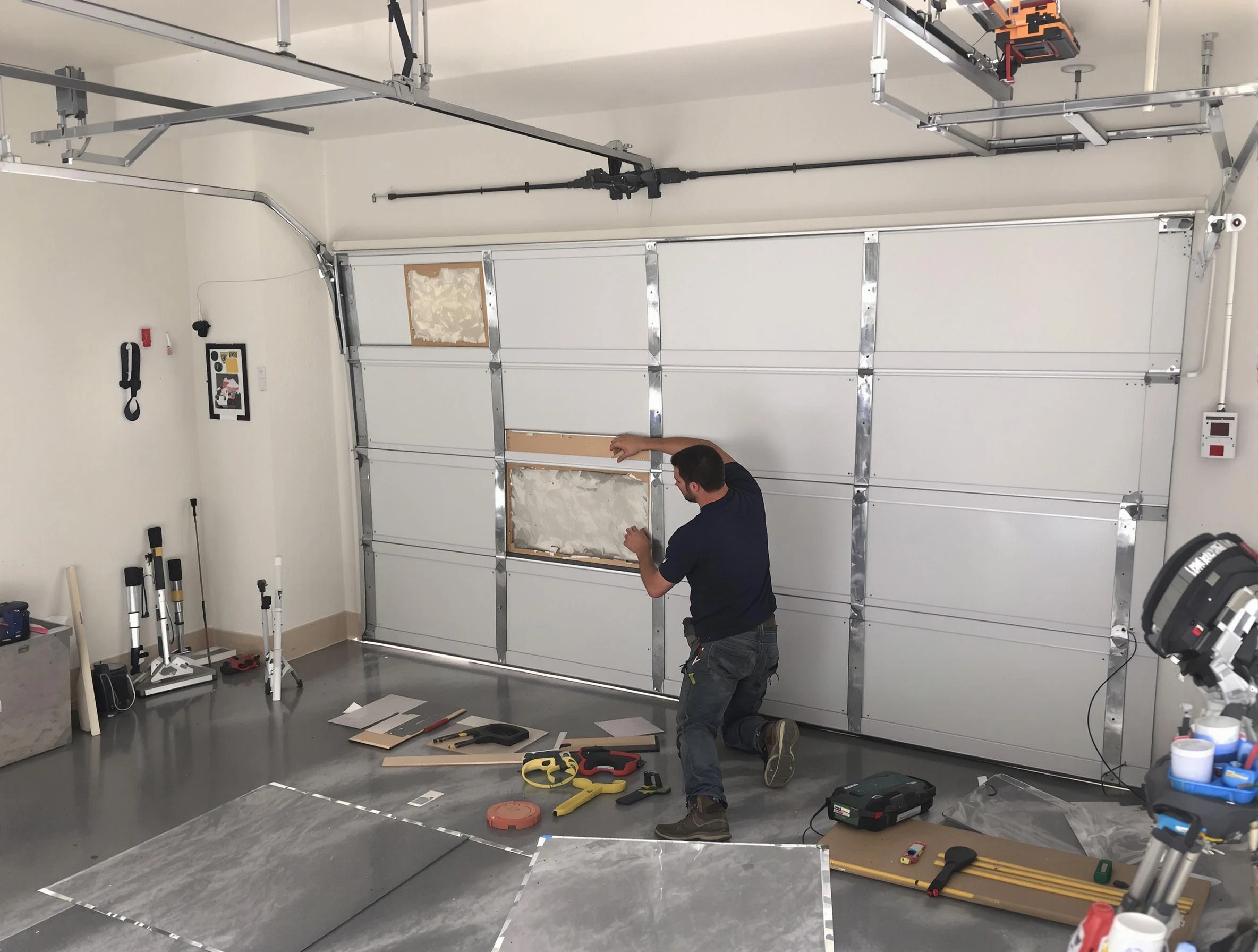 Garage Door Panel Repair in Lovejoy
