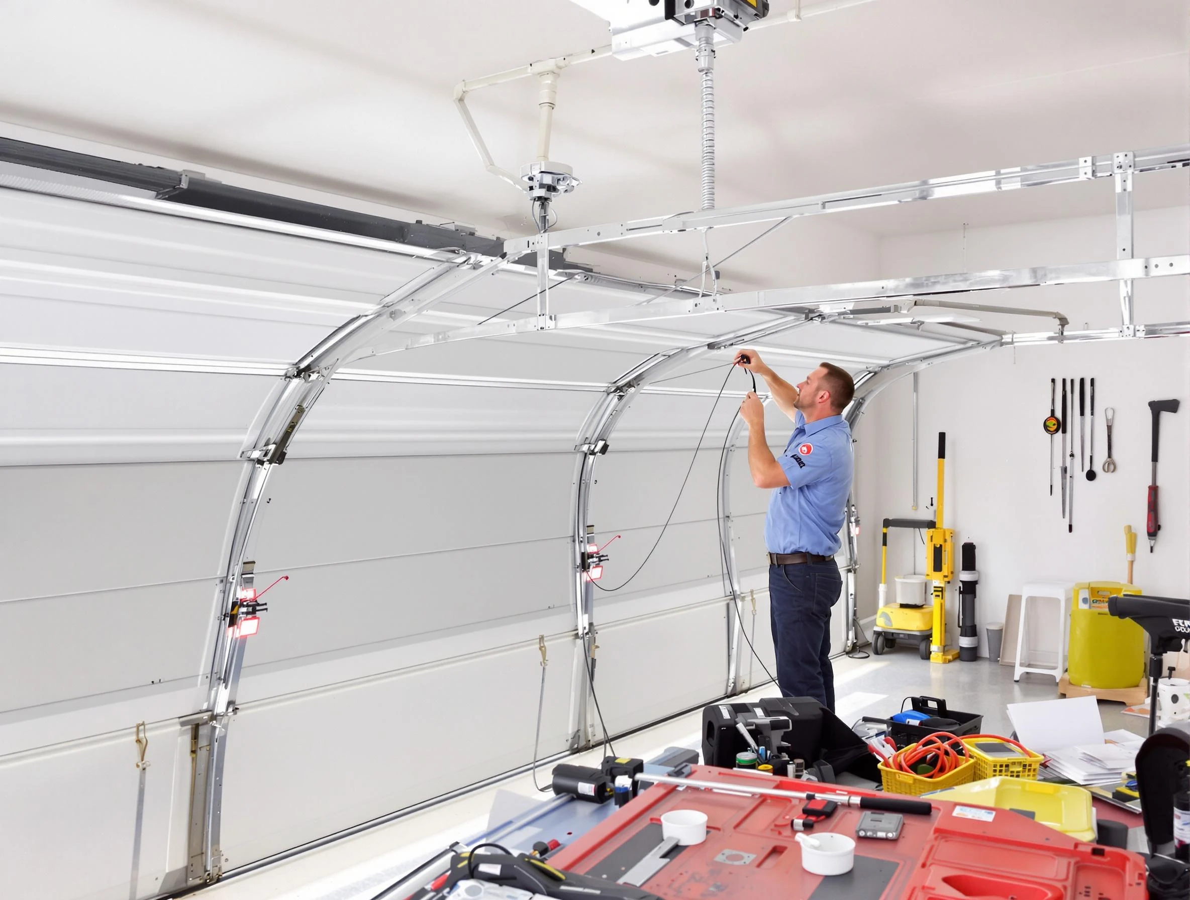 Garage door cable repair service by Lovejoy Garage Door Repair in Lovejoy